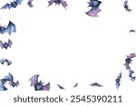 Stunning  butterflies in flight, blending blue and purple hues. Ideal for nature-themed designs, invites, and artistic projects. Bring elegance and whimsy to any creation.