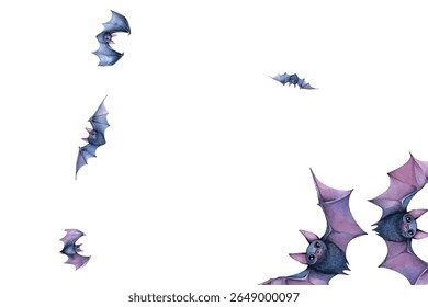 Stunning  butterflies in flight, blending blue and purple hues. Ideal for nature-themed designs, invites, and artistic projects. Bring elegance and whimsy to any creation.
