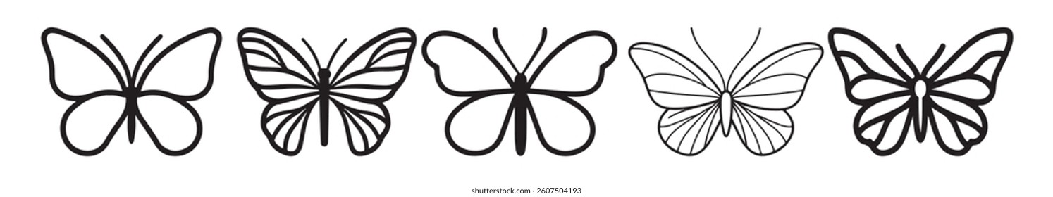 Stunning Butterfly Collection High Resolution Graphics