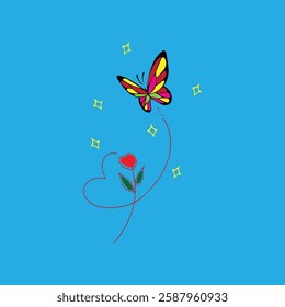 Stunning butterfly graphic art design. Download high quality butterfly vectors illustration with love and flower design projects. Perfect for nature, spring, romance and beauty themes. 