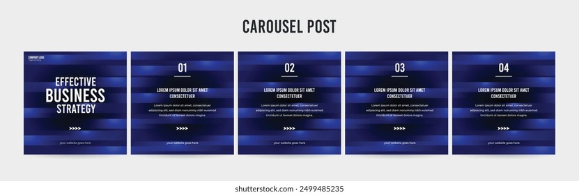Stunning Carousel Post Template, Editable Social Media Layout Design, business Carousel Post