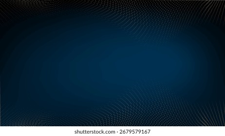 A stunning circular design combining blue and gold light effects backgrounds.