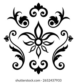 A stunning collection of elegant vintage decorative elements perfect for classic designs, ornate embellishments, and timeless creative projects with a sophisticated touch.