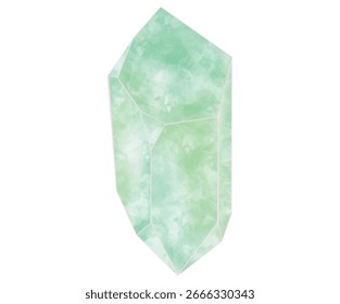 Uma impressionante ilustração do vetor de cristal que cativa o olho e provoca a imaginação.