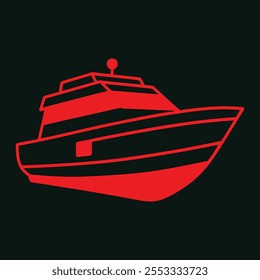 Stunning depiction of a serene boat