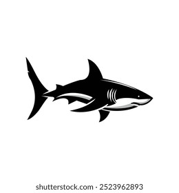 Stunning Designs with High-Quality Shark Silhouette Vectors