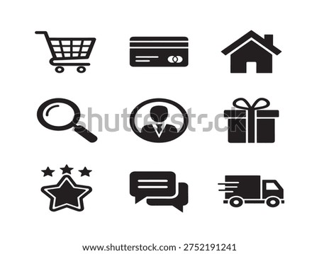 Stunning E-commerce UI Icon Pack for Online Stores