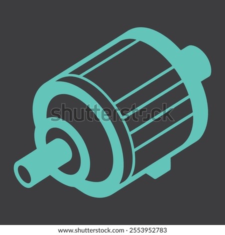 Stunning electric motor graphics design.