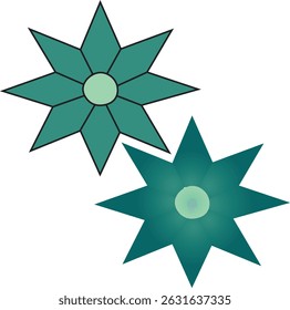 A stunning flower illustration, blooming with vibrant colors and intricate petal details, radiates natural elegance. Its captivating design is perfect for romantic, botanical, or artistic visuals.
