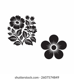 Stunning Flower Vector Designs – High-Quality Floral Illustrations