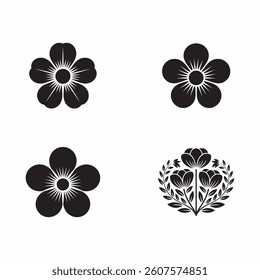 Stunning Flower Vector Designs – High-Quality Floral Illustrations
