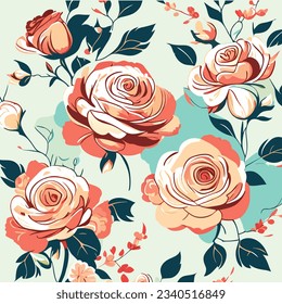 Stunning flowers pattern designs, bringing a burst of color and elegance to any project. Ideal for fashion, stationery, and interior decor