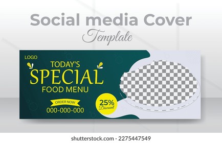Stunning food cover templates for social media. Customize and captivate