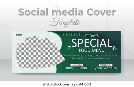 Stunning food cover templates for social media. Customize and captivate