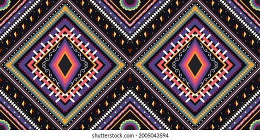 Stunning geometric background.contemporary tribal style seamless pattern.pattern ethnic graphic design print.Henna Mandala.Tribal African Inspired Pattern.carpet,wallpaper,wrapping,embroidery style