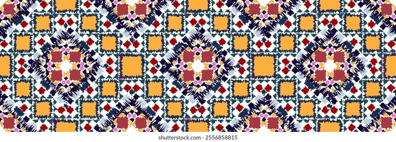 Stunning geometric background.contemporary tribal style seamless pattern.pattern ethnic graphic design print.Henna Mandala.Tribal African Inspired Pattern.carpet,wallpaper,wrapping,embroidery style