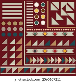 Stunning geometric background.contemporary tribal style seamless pattern.pattern ethnic graphic design print.Henna Mandala.Tribal African Inspired Pattern.carpet,wallpaper,wrapping,embroidery style