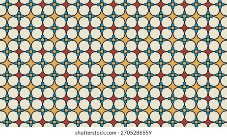 Stunning Geometric Pattern With Vintage Charm