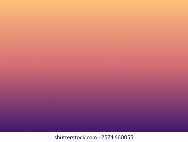 a stunning gradient transitioning from warm peach and orange hues at the top to deep purple at the bottom.