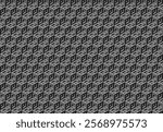 Stunning grayscale isometric cube pattern.  Perfect for backgrounds, website design, or textile prints.  Creates a sophisticated and modern aesthetic.
