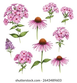 Stunning illustration of a pink lily flower with soft, delicate petals and intricate details. Perfect for floral themed designs, botanical prints, and elegant nature inspired artwork.