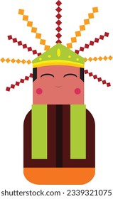 Stunning Indonesian Ondel Ondel A Colorful Cultural Symbol Perfect for Inspiring Unique Art and Design Projects