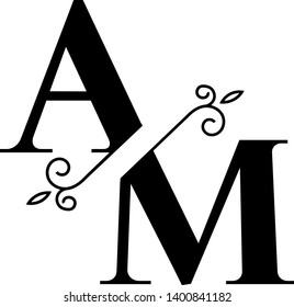 Stunning kit with split elegant monograms letters suitable for digital projects, cards, invitations etc. Enjoy it!