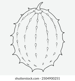 Stunning Kiwanis Line Art Illustration