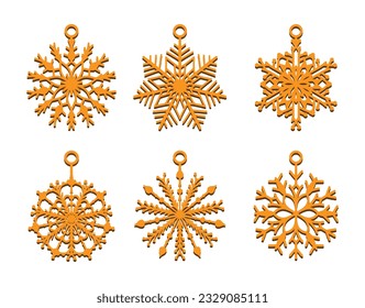 Stunning Laser-Cut snowflake earring design