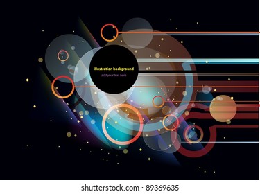 Stunning light motion impressive abstract background