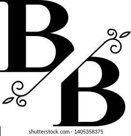 Stunning logotype with split elegant monograms letters suitable for logo, digital projects, cards, invitations etc. Enjoy it!