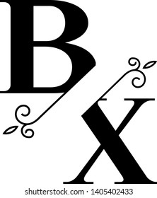 Stunning logotype with split elegant monograms letters suitable for logo, digital projects, cards, invitations etc. Enjoy it!
