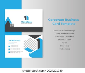 Stunning luxury business card or minimal unique elegant card