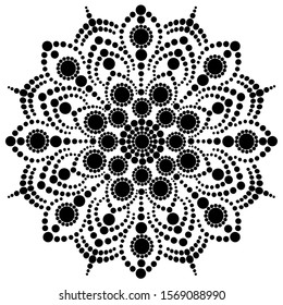 Stunning Mandala Art pattern isolated on white background. Very beautiful decoration for tattoo, backdrop, fabric and etc.