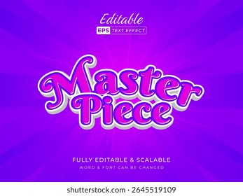 Stunning master piece text effect. Perfect for design projects	
