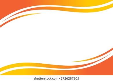Incrível fundo de gradiente laranja e amarelo com linhas onduladas dinâmicas, perfeito para adicionar um pop de cor e energia a seus projetos de design
