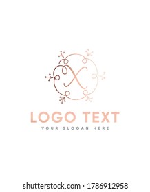 A stunning, playful and charming monogram letter type X logo template, Vector logo for business and company identity 