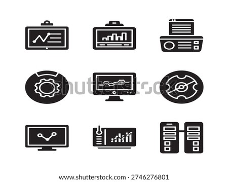 Stunning and Professional Premium Analytics Dashboard Icons