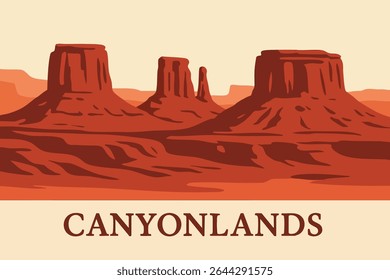 The stunning red rock formations of Canyonlands National Park in Utah, offering dramatic desert views and a perfect destination for outdoor adventure and exploration.