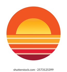 Stunning Retro Sunset Patterns for Inspiration
