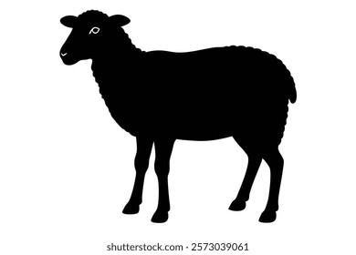 Stunning Sheep Silhouette Design Inspiration