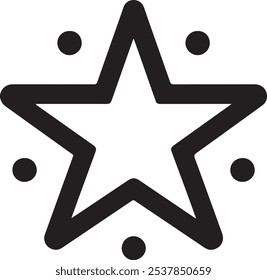 A stunning star silhouette vector art in EPS format. Ideal for use in branding, holiday decorations, posters, invitations, and digital graphics