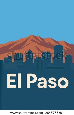 The stunning sunset over El Paso and the surrounding mountain peaks offers breathtaking views of the desert landscape, creating a serene and peaceful retreat
