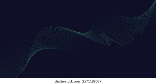 Stunning Teal and Navy Blue Particle Wave Design with Flowing Lines and Detailed Textures, Ideal for Modern Digital Backgrounds, Fashionable Wallpapers, and Stylish Graphic Designs