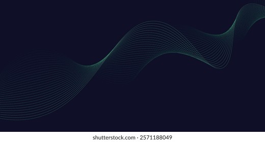 Stunning Teal and Navy Blue Particle Wave Design with Flowing Lines and Detailed Textures, Ideal for Modern Digital Backgrounds, Fashionable Wallpapers, and Stylish Graphic Designs