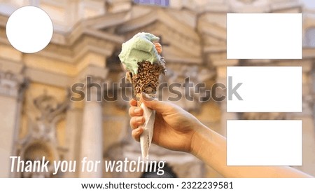 Similar – Image, Stock Photo ice cream ninja