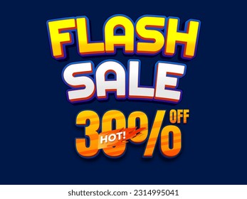 "Stunning Vector Designs for Discounted Flash Sale !"
Flash Sale 30% Discount Or 30% off Vector Design