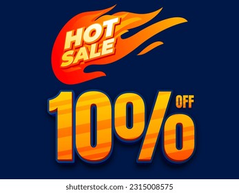 Stunning vector graphics for hot sale offers!Hot Sale % Off Vector Design