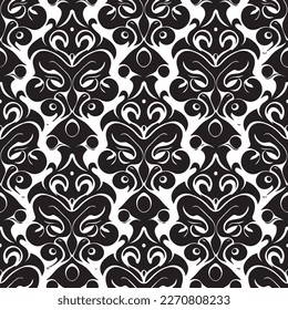 Stunning vector illustration features a black and white background with an intricate and stylish pattern that's sure to catch your eye