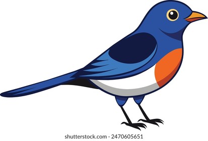 A stunning vector illustration of a martin bird, showcasing its elegance and beauty. Perfect for design projects, this detailed artwork captures the essence of the bird. Keywords: vector, artwork, ill